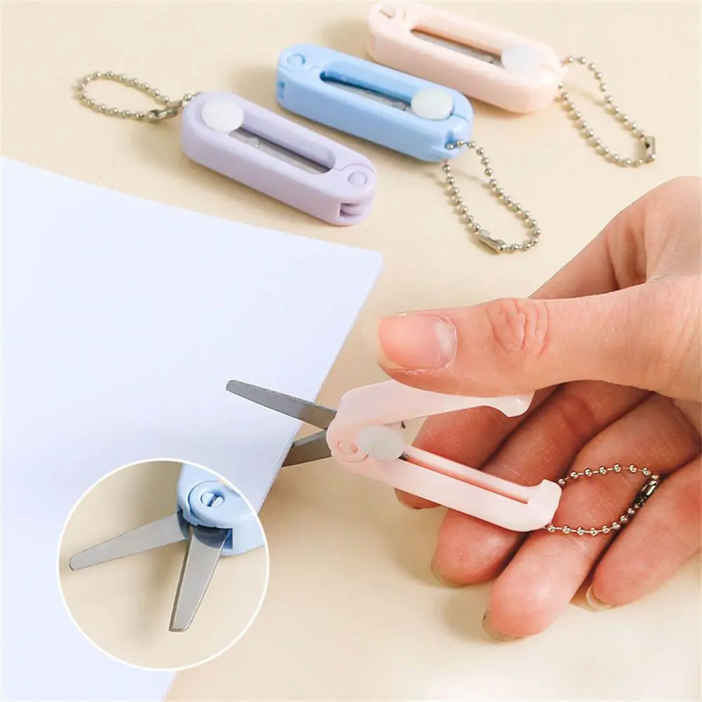 Supplies Stationery Cutting Tools Office Supplies Folding Design Adjustable Stainless Steel Scissors Folding Scissors Scissors