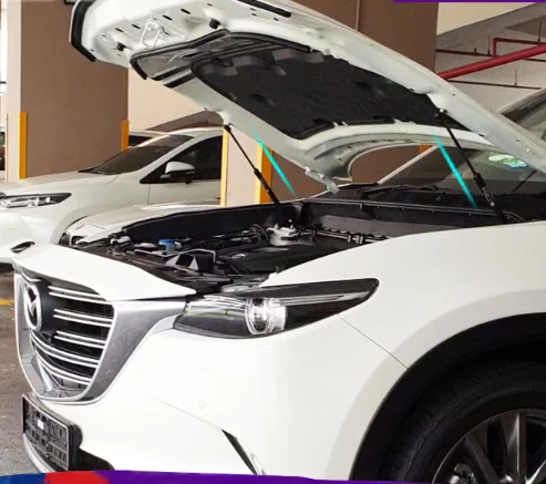 

1 комплект газовых стоек для Mazda CX-9 (TC) 2016-2024, подъемная опора переднего капота, демпфер, опорные стержни амортизатора