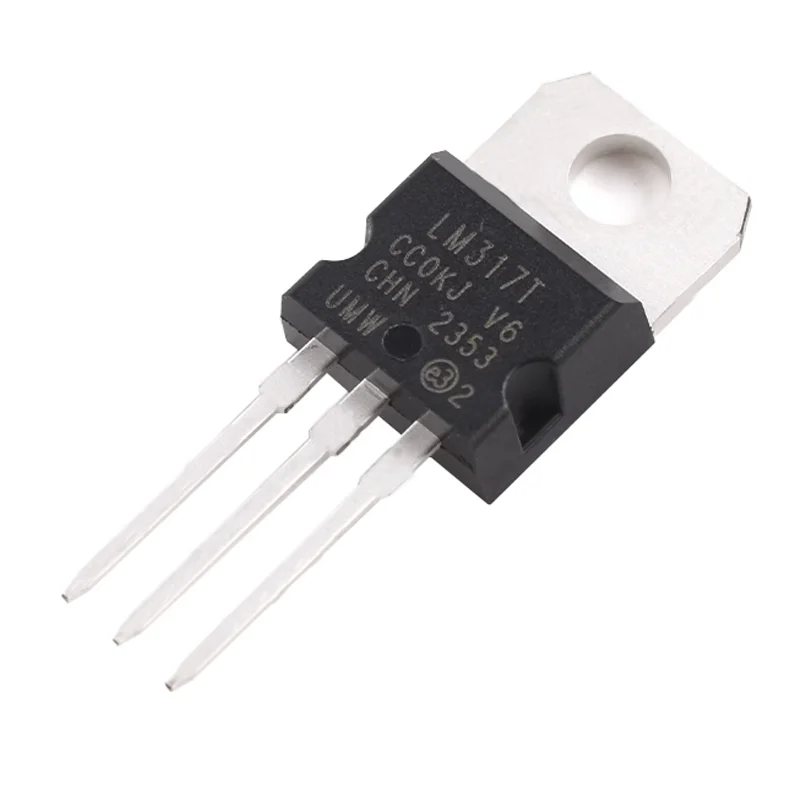 10PCS  New Original Direct-Plug Triode LM317 LM317T T0-220  Adjustable Three-Terminal Voltage Regulator
