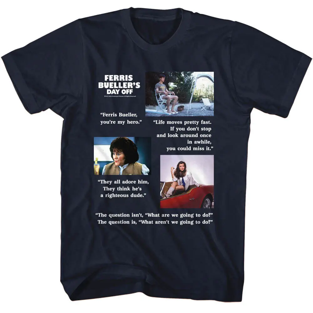 

Ferris Bueller's Day Off 80's Movie Quotes Men's T Shirt