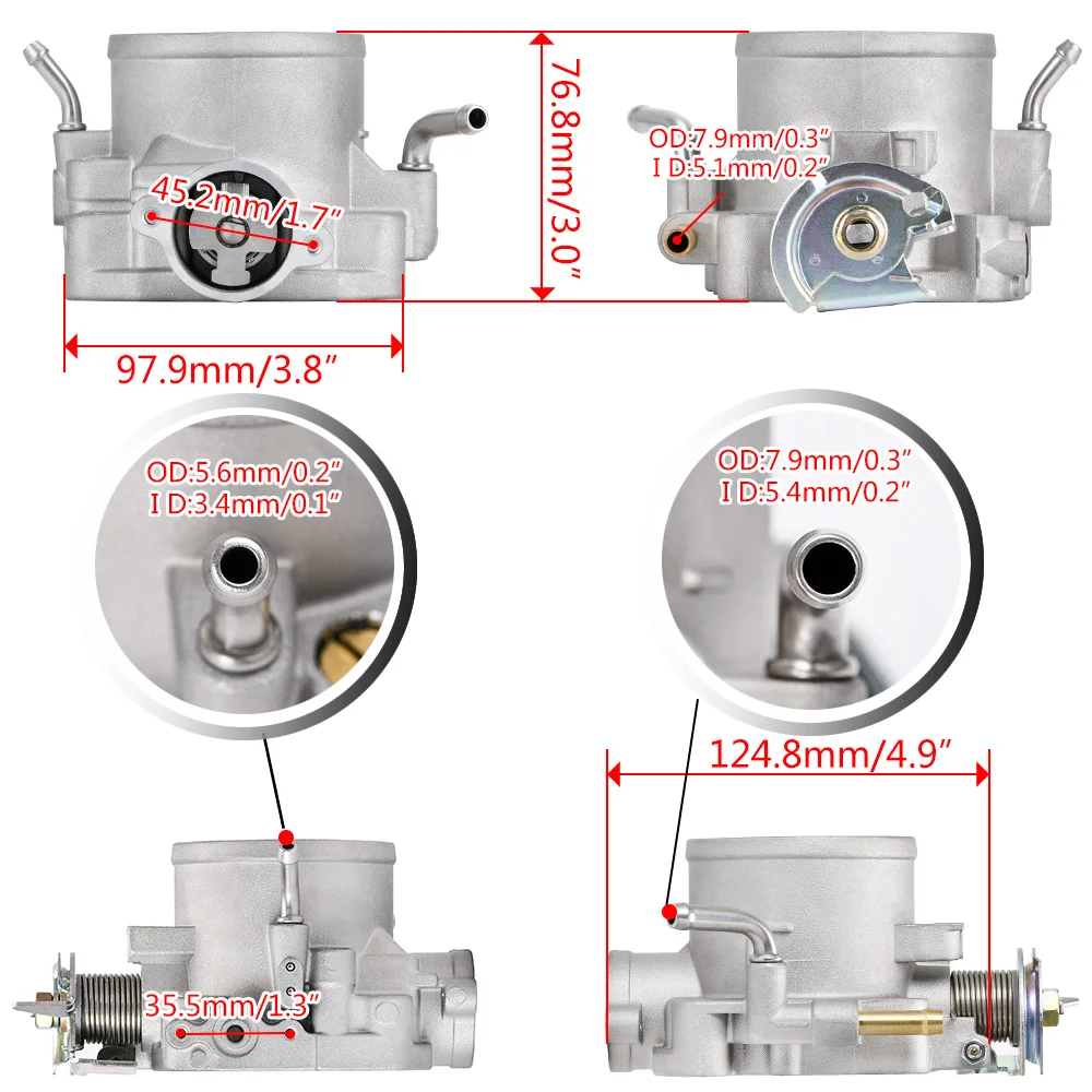 WLR - Odlewany korpus przepustnicy 70 mm 309-05-1050 do Honda serii B / D / F M/T WLR6959