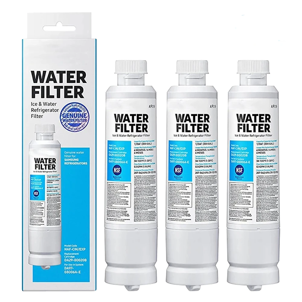 

DA29-00020B Fridge Water Filter, Compatible with Samsung DA29-00020B, HAF-CIN EXP, DA29-00020A, DA29-00019A, DA97-08006