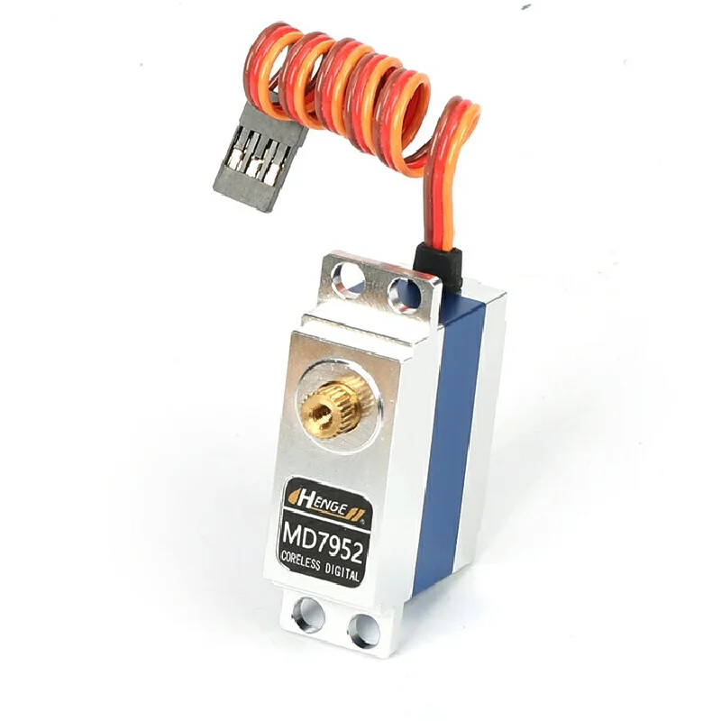 Henge MD7952 Servo Metal Gear Metal Shell Lightweight 37g 5.1kg·cm Torque Compatible with KST  Hitec For 450‑500 RC Helicopters