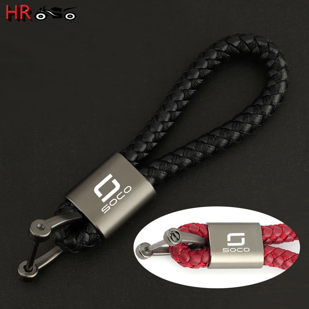 Key Chain Ring For Super Soco CPx CUmini CUx TC 50 Wanderer TCMax TS 50 2019-2021 2022 Motorbike Braided Rope Keyring Keychain