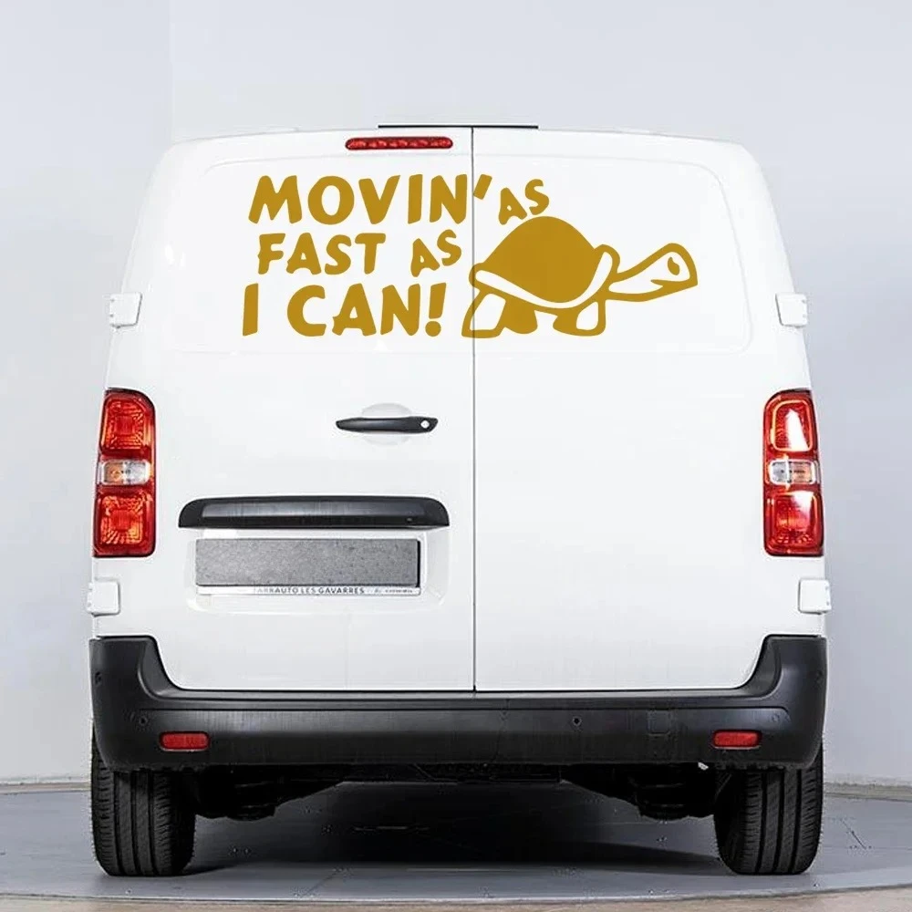 Autoaufkleber für Wohnmobil, Pferdeanhänger, Wohnwagen, Camper Van, Karosserie, Hecktür, Schildkröten-Dekor, Aufkleber, Auto-Tuning-Zubehör, Vinyl-Abdeckung