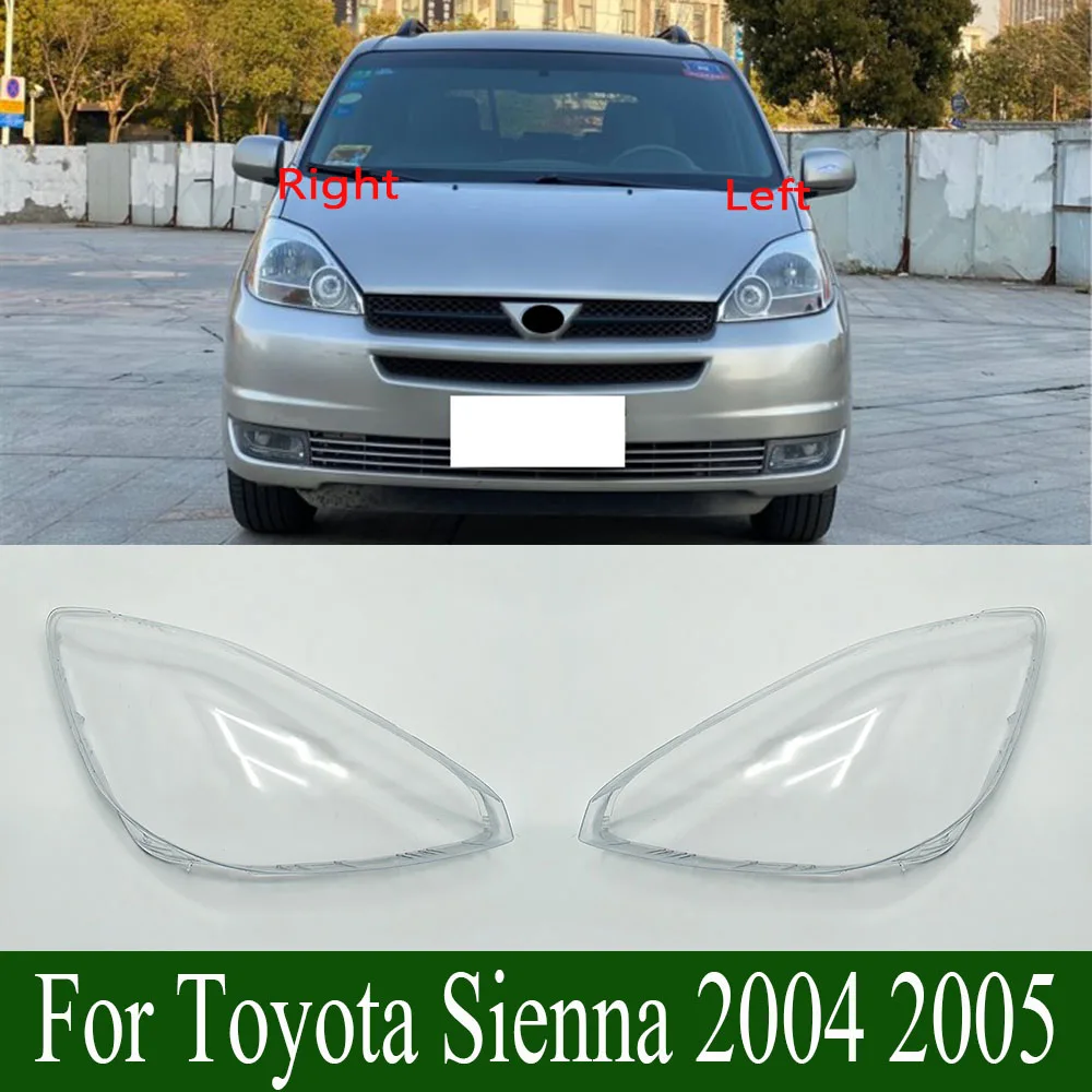 

For Toyota Sienna 2004 2005 Kap Lampu Transparan Penutup Lampu Depan Penutup Lampu Depan Kerangka Lensa Plexiglass