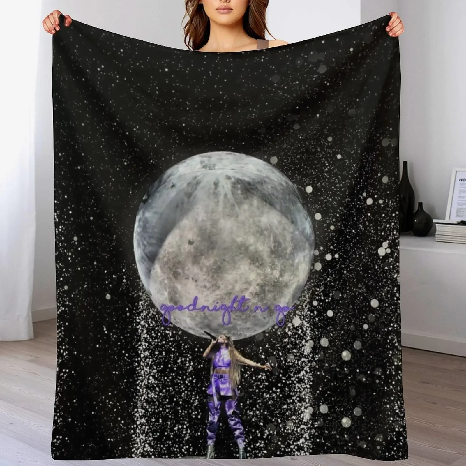 

GOODNIGHT N GO VISUAL OF SWT Throw Blanket Personalized Gift Luxury Thicken blankets ands christmas gifts Blankets
