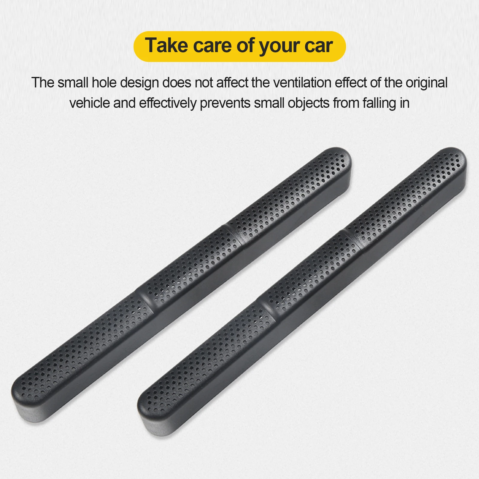 Car Seat Bottom AC Air Duct Vent Anti-blocking Protective Cover Kit For VW Volkswagen ID.4 ID4 ID6 2021 2022 Plastic Accessories