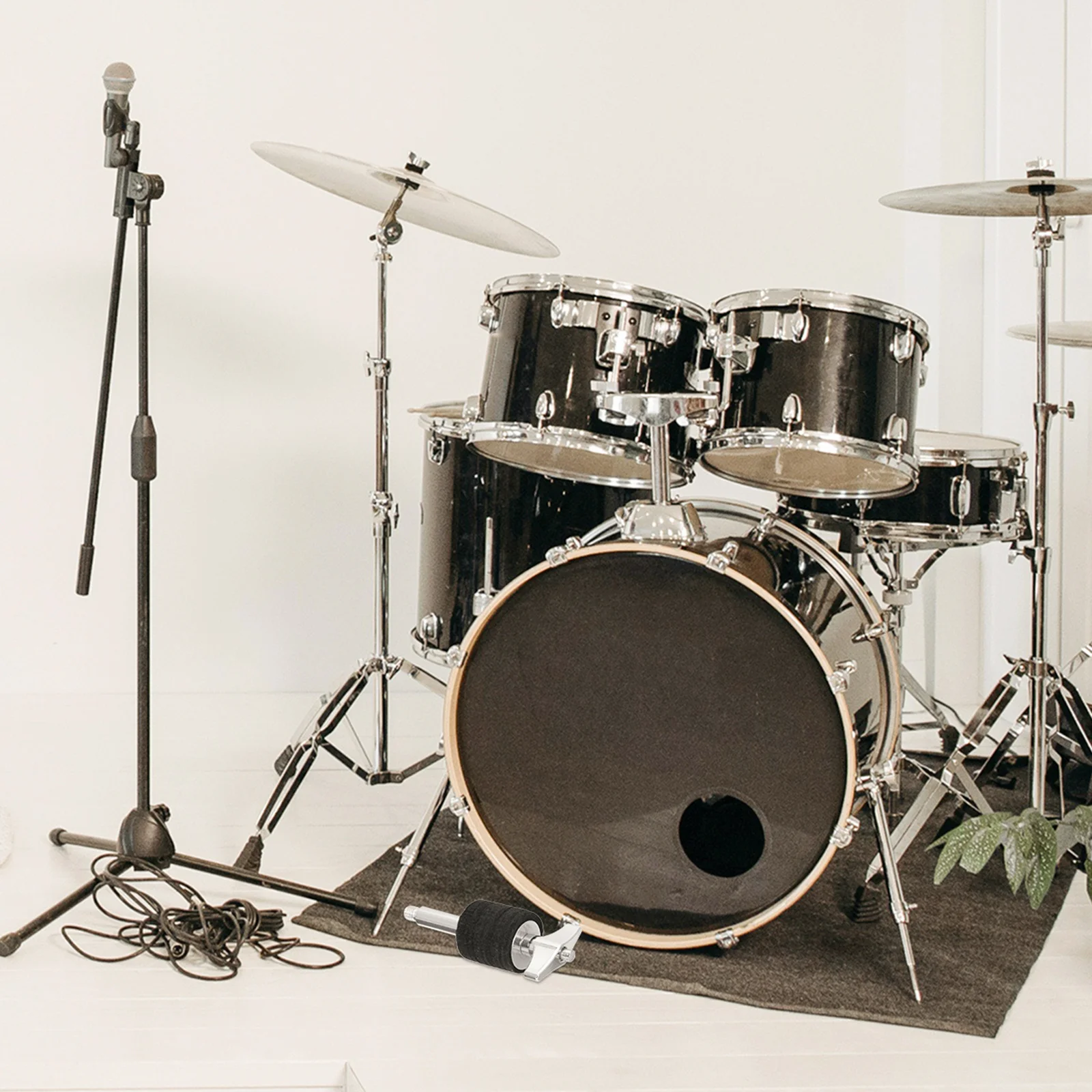 

Drum Set Hanging Cymbal Screw Wear Resistant Sturdy Double Head Inclined Bracket For Jazz Drum Percussion Instrument
