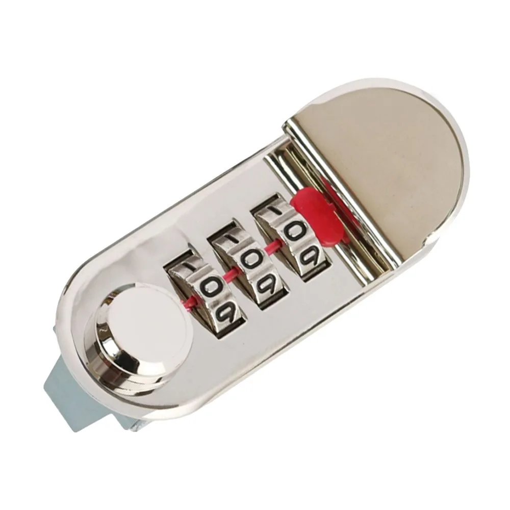 Economic Alloy Notepad Password Lock Waterproof DIY Notebook Password Lock Reusable Hardware Accessories Luggage