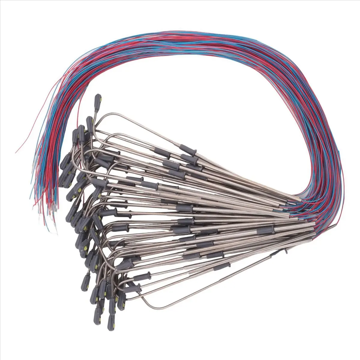 50 قطعة 1:150 نموذج ضوء الشارع قطار السكك الحديدية مصباح LED حديقة مصابيح إضاءة للمناظر الطبيعية في الهواء الطلق ساحة ضوء لعبة ذاتية الصنع