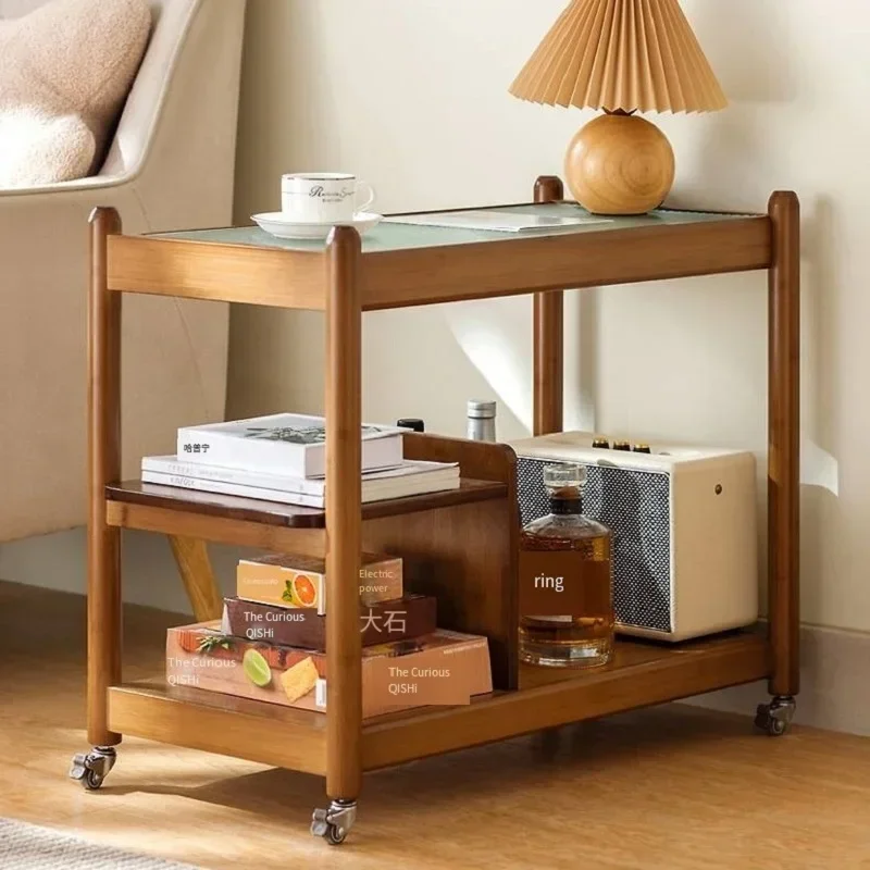 

Sofa Side Table Coffee Tables Tea Table Household Movable Sofa Side Table Tea Side Cabinet Small Shelving Living Room Furniture