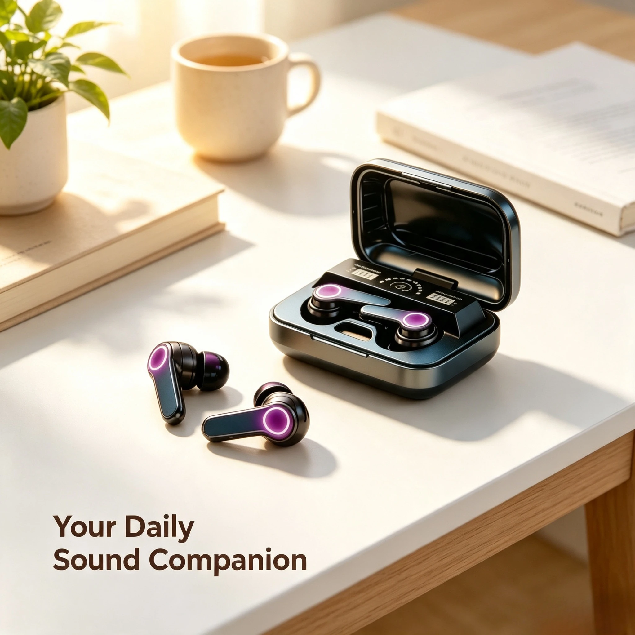 Contact Pickup Mic - Earbud Bluetooth dengan fitur peredam bising