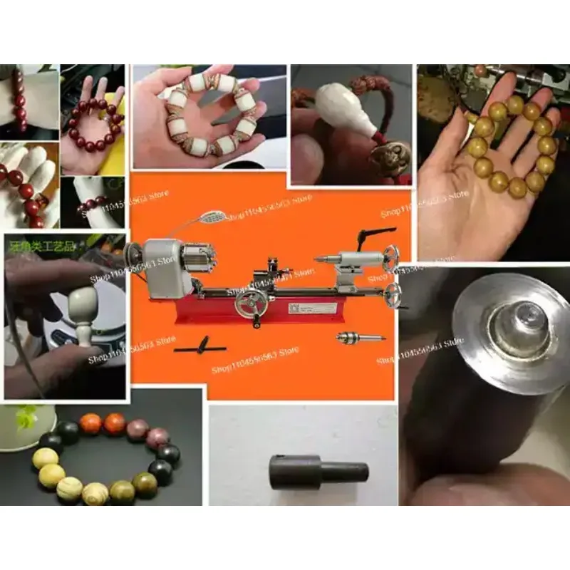 

Home-Use Miniature Desktop Lathe, for Metal/Clock/Woodworking/Wenwan Processing, Multi-Functional Small Machine Tool