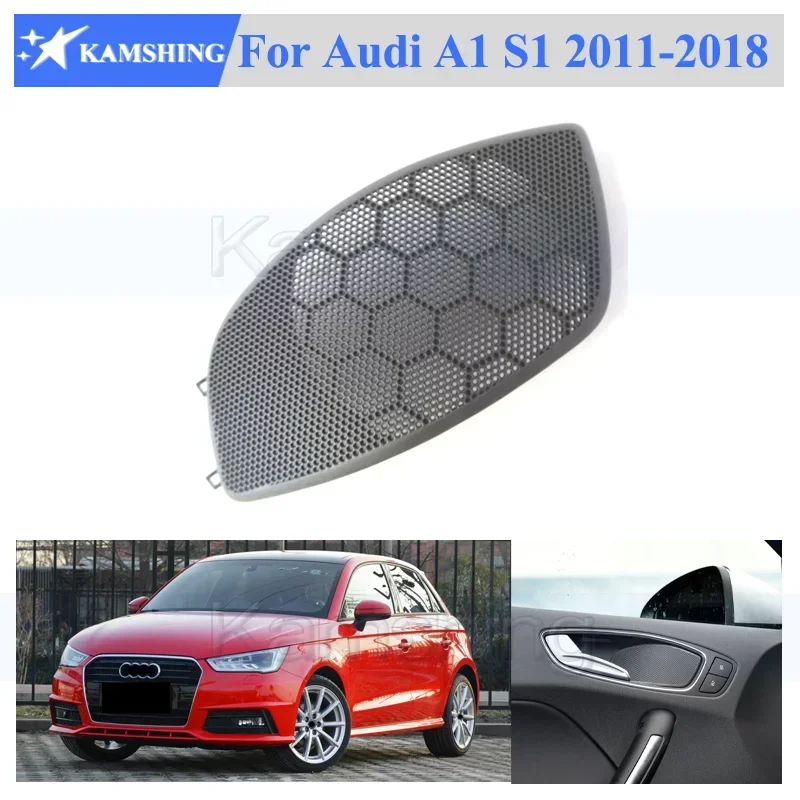 

Крышка дверного динамика Kamshing, отделочная панель, крышка для Audi A1 S1 2011 2012 2013 2014 2015 2016 2017 2018
