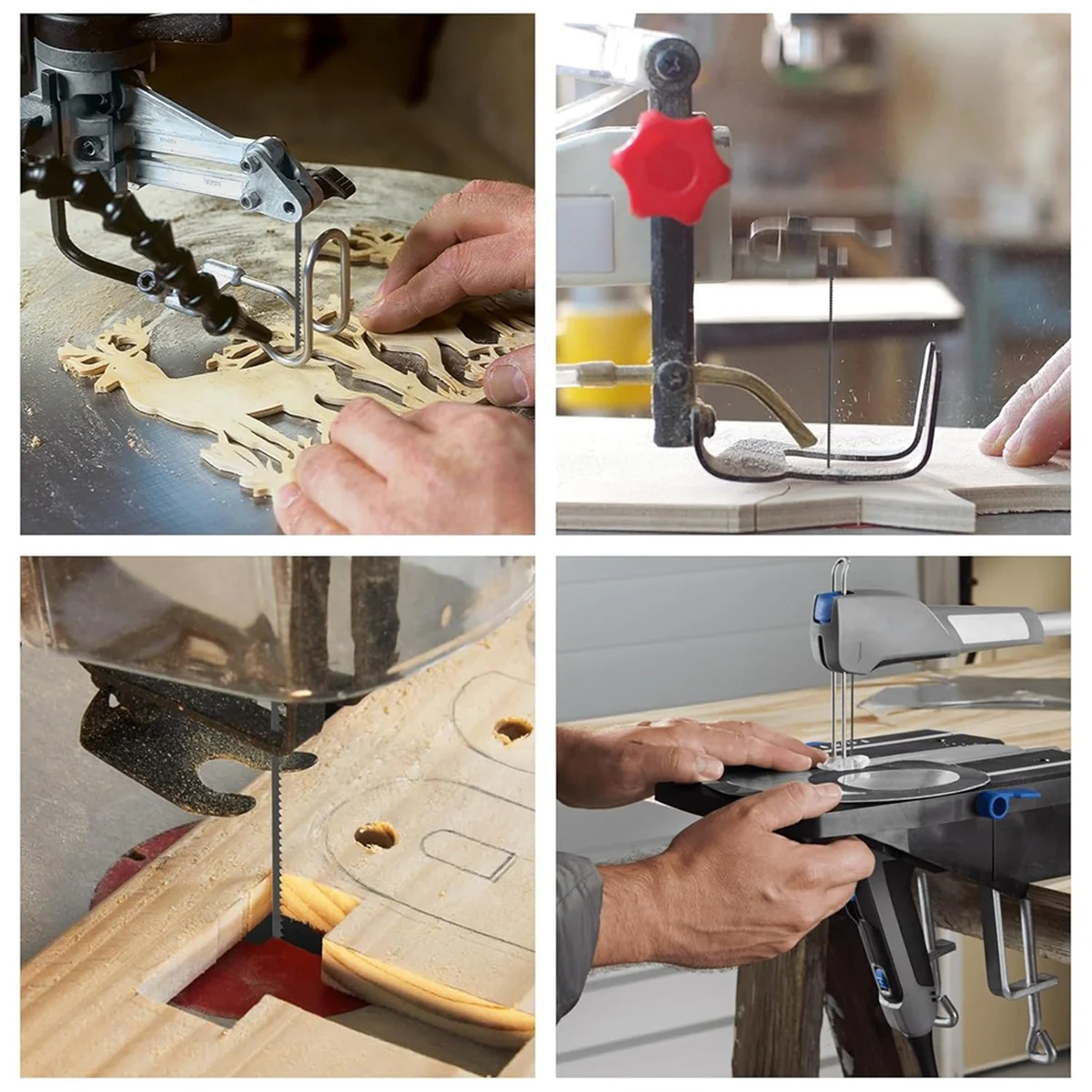 

ГОРЯЧИЕ 60 шт. полотна для прокрутки 5-дюймовые SK5 высокоуглеродистая сталь с простым концом, набор полотен для прокрутки, режущие полотна для прокрутки по дереву