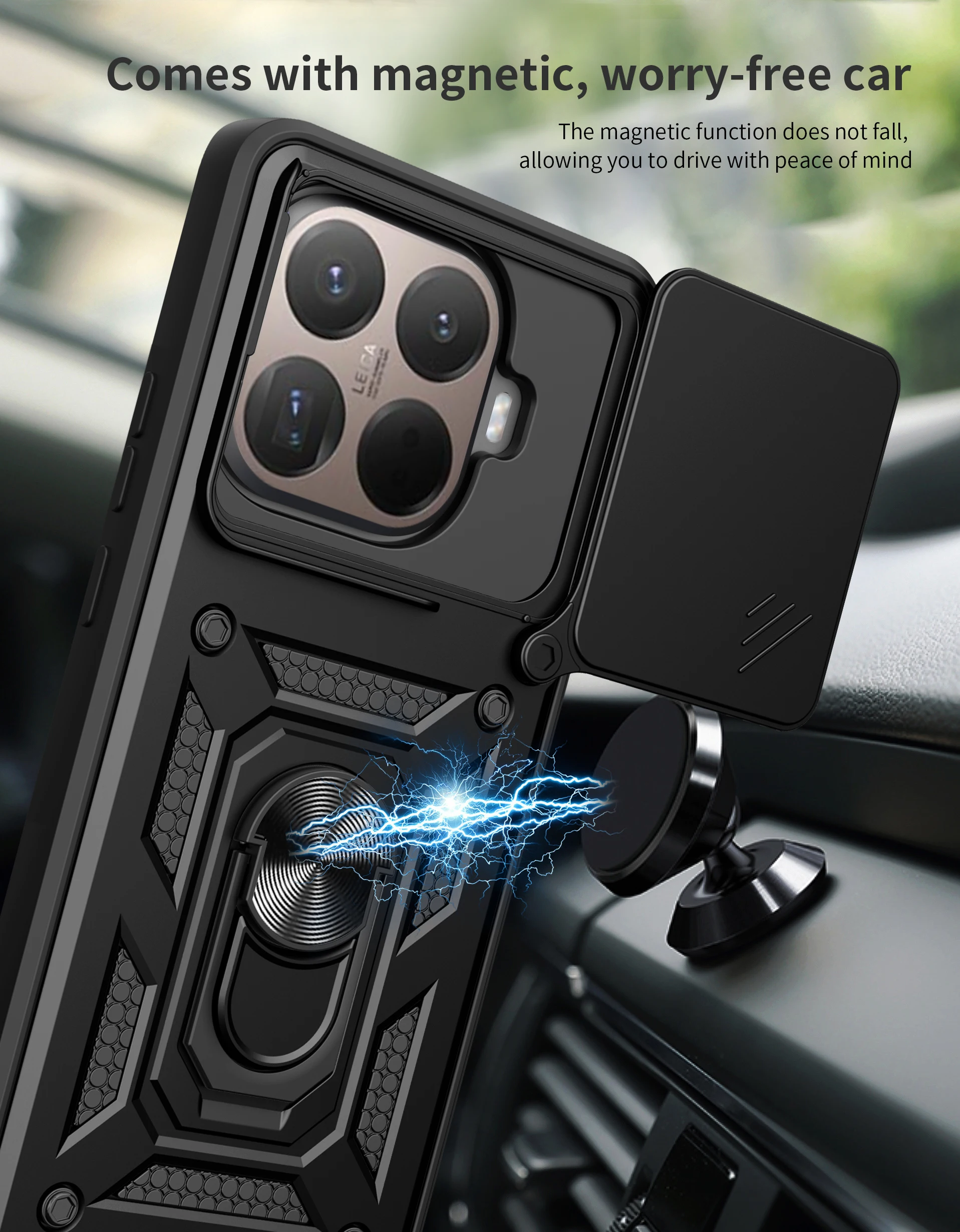 Чехол-держатель с кольцом-подставкой для Xiaomi 15T Pro 14T 5G MI15T 13T 12T 11T Pro Xiao Mi 15T