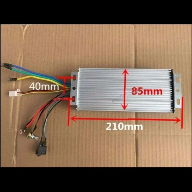 DC12V-24V Brushless motor controller DC regulator speed three-phase for high power brushless motor driver 800W 40A  210*85*45mm