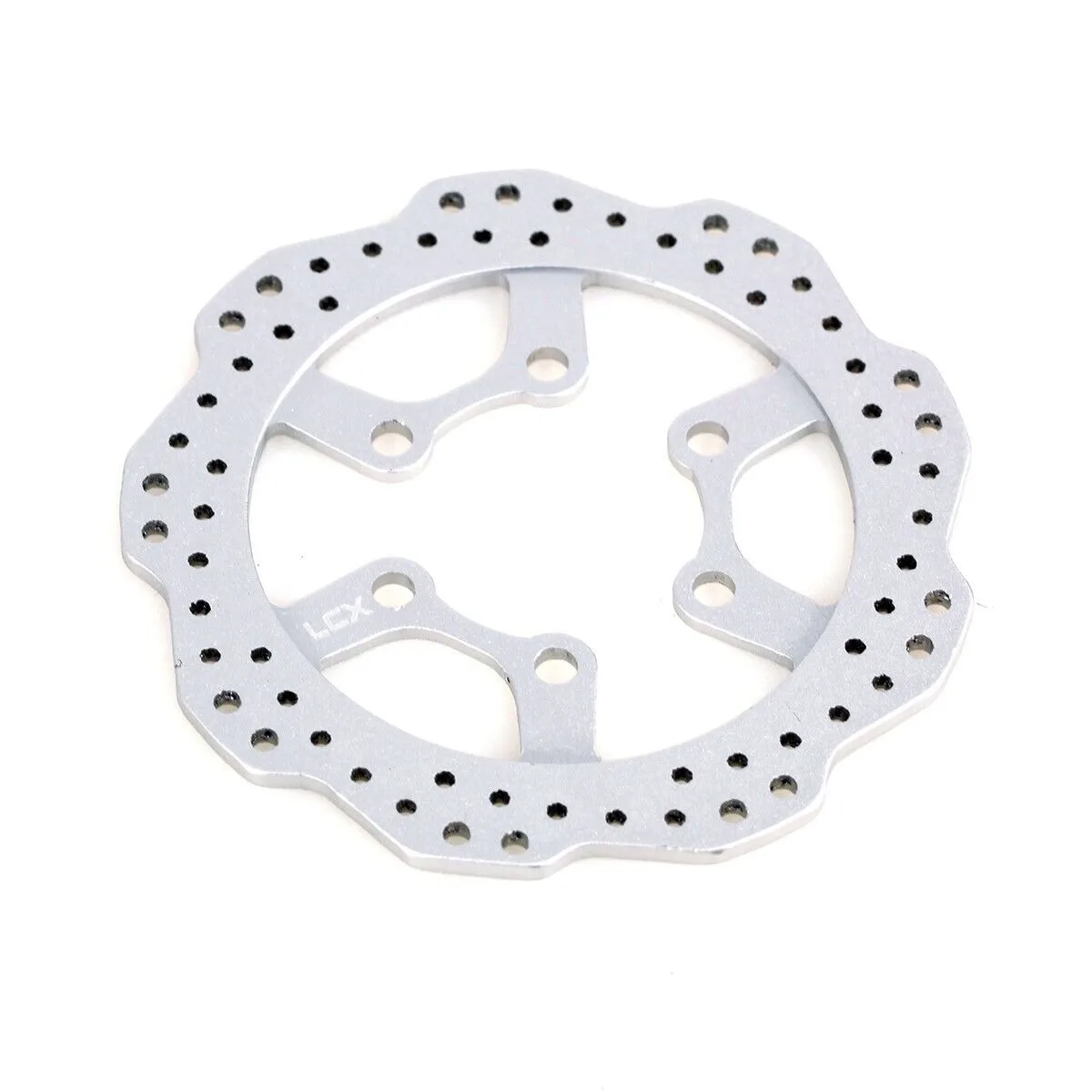 LCX Racing 1/4 RC Motorcycle CNC Aluminum Rear Brake Rotor Brake Disc for Losi Promoto-MX Upgrades Parts Accessories