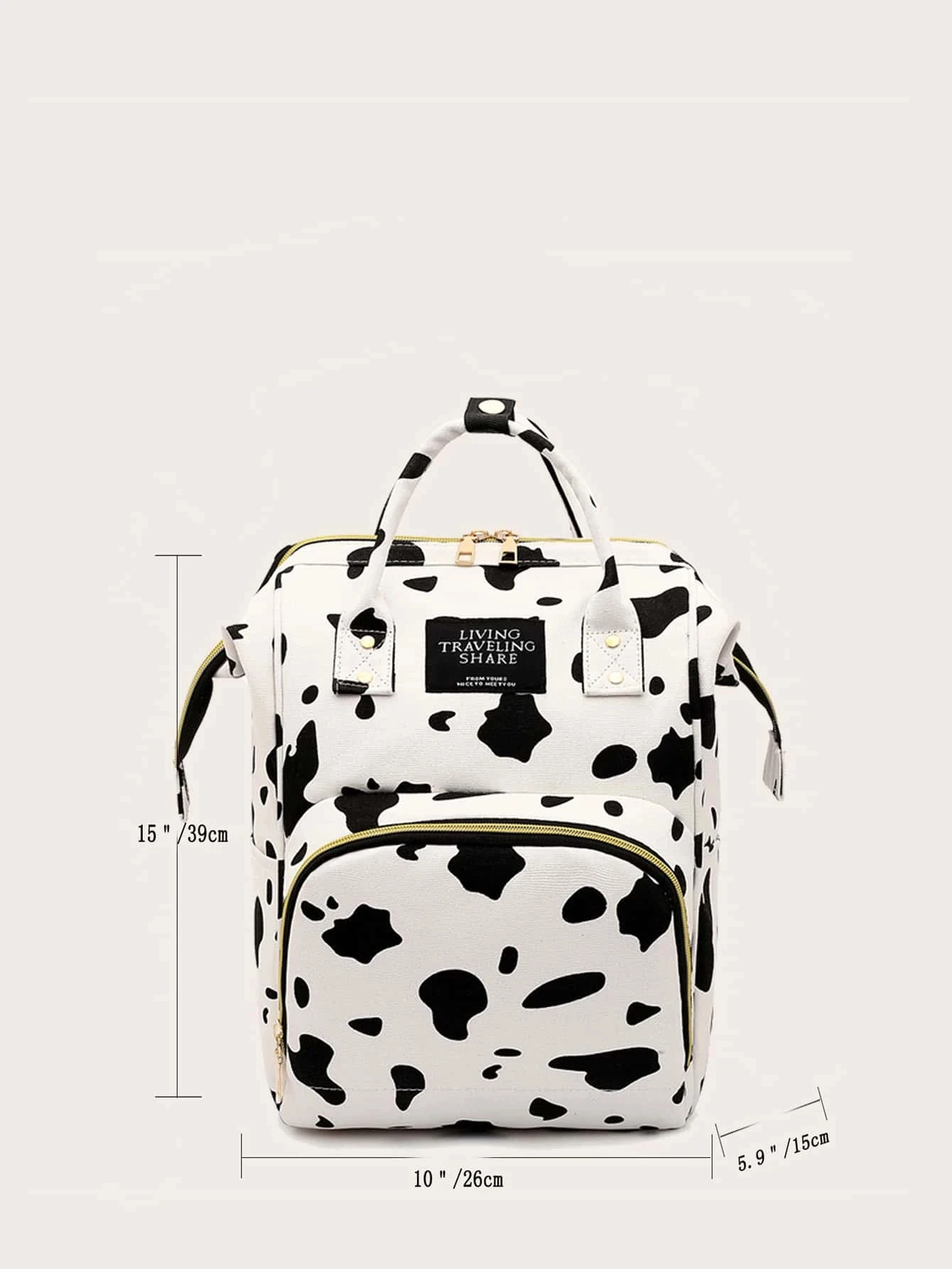 Water repellent Large Capacity Portable Baby Changing Station With Baby Stuff Organizer School Bag Casual Shoulder Bag Backpack
