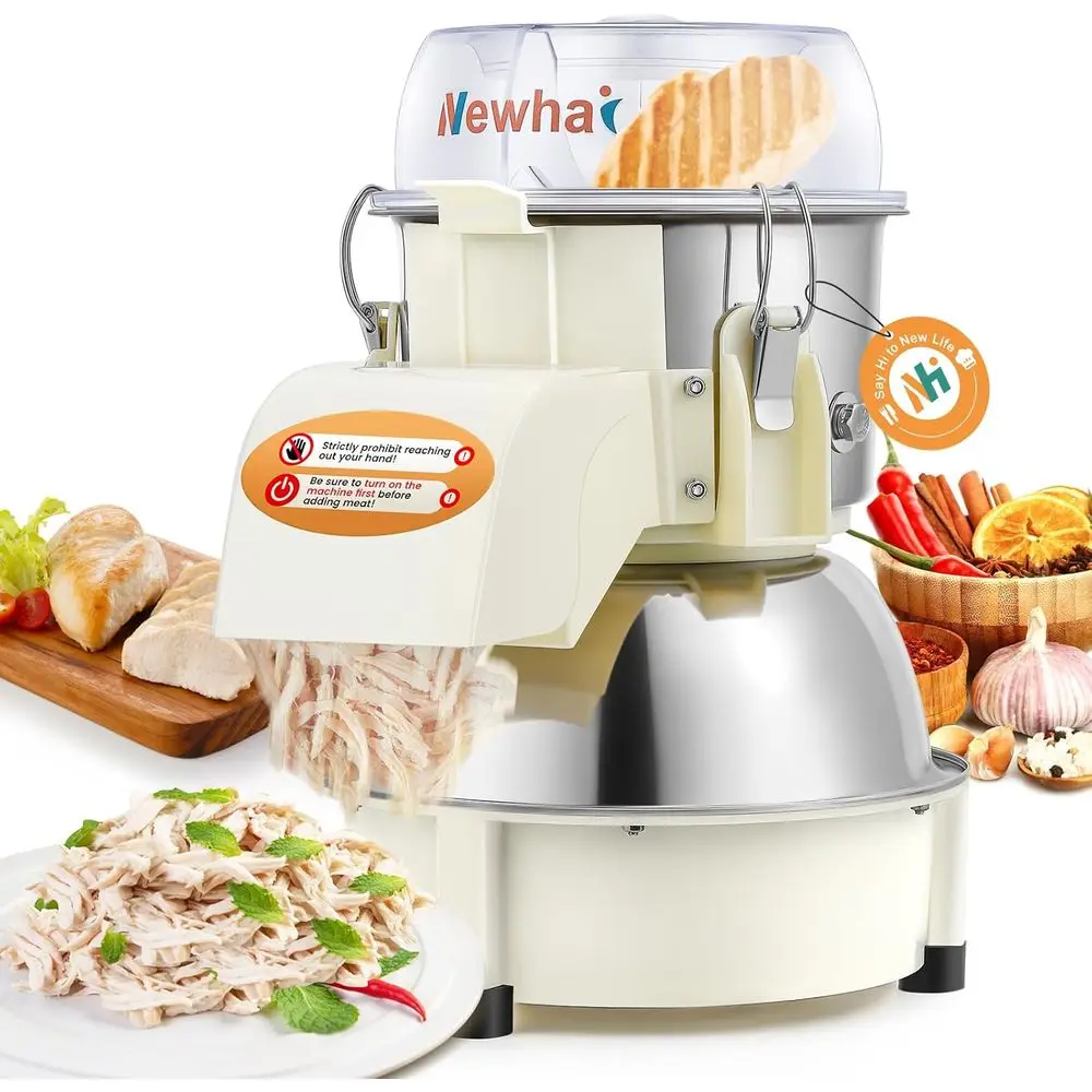 

Электрический измельчитель куриного филе, автоматический измельчитель мяса, производительность 240 фунтов/час, для домашнего или ресторанного использования, 180 Вт, 110 В (США), для готового мяса.