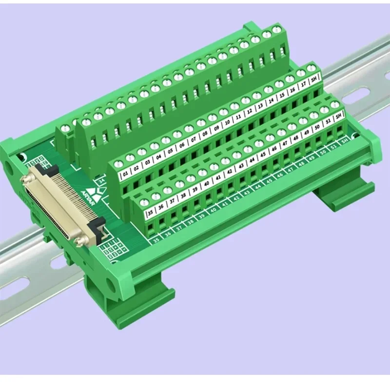 scsi-vhdci68-vhdci68端子アダプターボード（データケーブル1m-2m-3m-5m付属）scsi-68ピンリレーサーボモジュール端子ボード