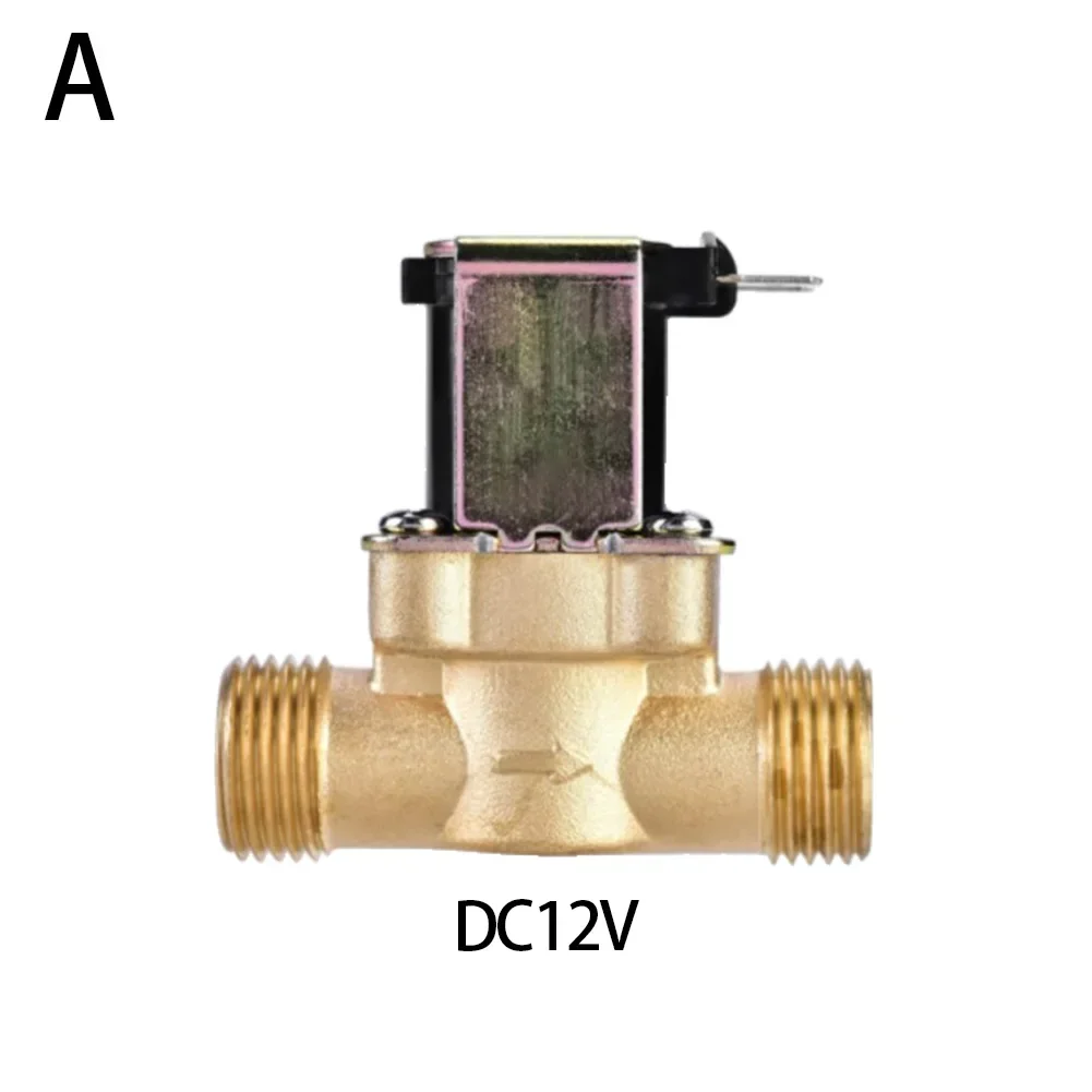 

G1/2 Normally Closed Electric Brass Solenoid Valve Switch Solar Hot Water Valve External Thread Copper Solenoid Valve Hydraulics