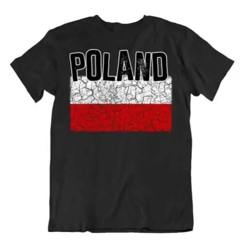 Flagge T-Shirt Polen Mode Country Andenken Geschenk Pride Logo