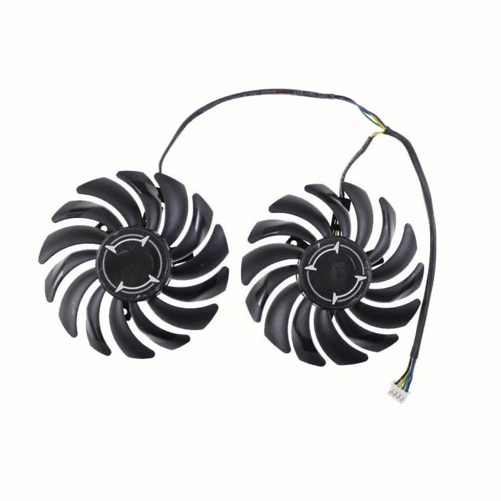 

87mm for MSI ARMOR RX570 RX580 Dual Fan Replacement 40mm 4Pin PLD09210B12HH 0.4A