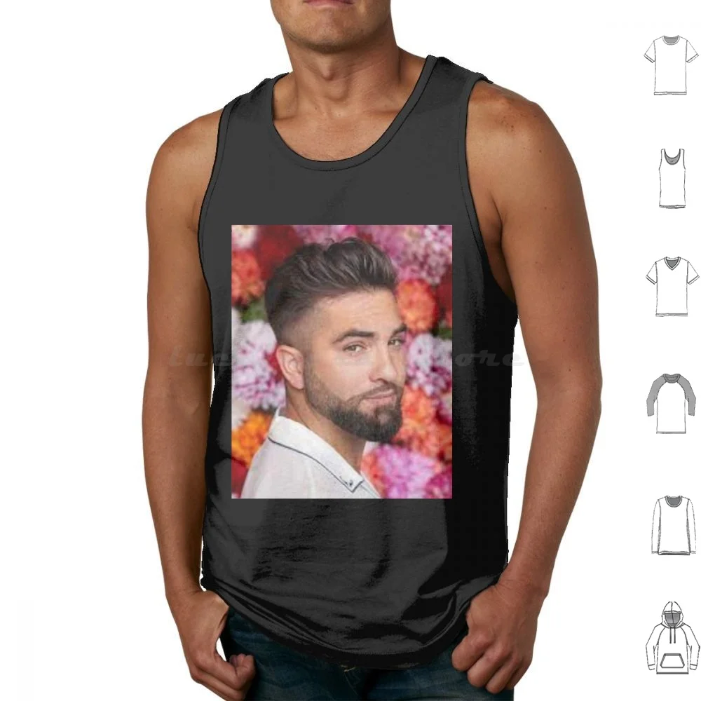 Kendji Girac Habibi Graphic Tank Tops Vest Sleeveless Kendji Girac Habibi