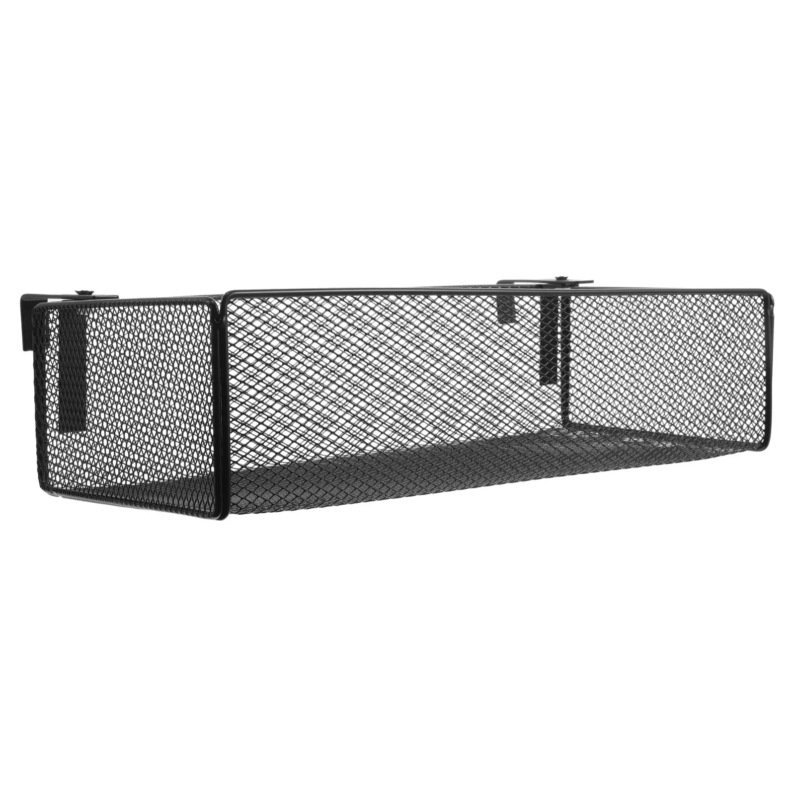 Balcony Hanging Flower Rack Iron Mesh Planter Holder Space Saving Vertical Garden Railing Mount for Pots Succulents Outdoor