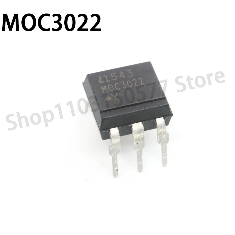 10piece MOC3022 three terminal bidirectional thyristor output DIP8