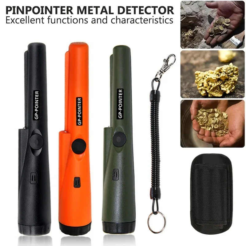 

Portable Handheld Sensitive Metal Detector pointer Pinpointing waterproof 360°Scanning Locating For Outdoor Gold Digge Tx
