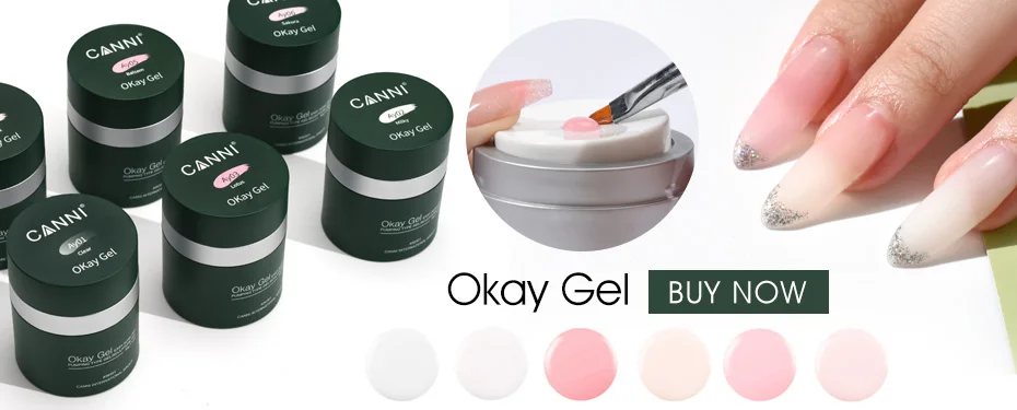 CANNI 9 ml HEMA TPO FREE Transparente Farbe Nagelgel Neuankömmling CC3 Soak Off UV LED Lack Lack Milchig Weiß Nude – Detail 3