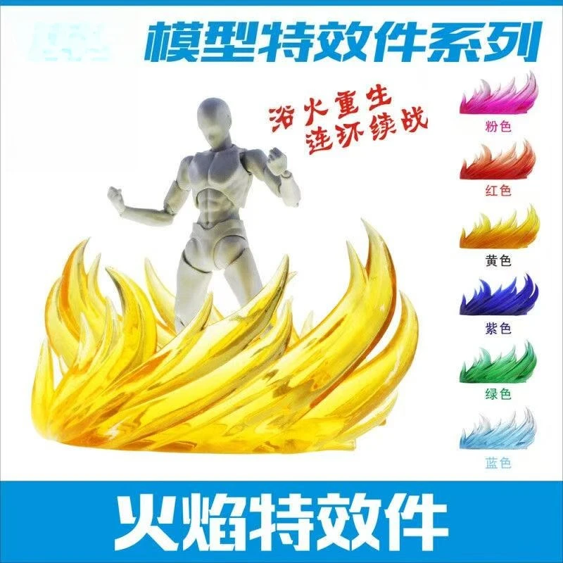 В наличии Вихрь Пламя Лед Специальные Эффекты Модель Орнамент Игрушка Подвижная Фигурка Луффи DIY Аксессуары Подставка База Ветер Замороженный
