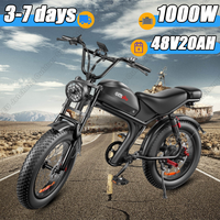 Emoko C93 Electric Bicycle 1000W Motor 48V20AH Lithium Battery Off-Road Electric Bike Adult 20*4.0 Inch Fat Mountain Snow E-Bike
