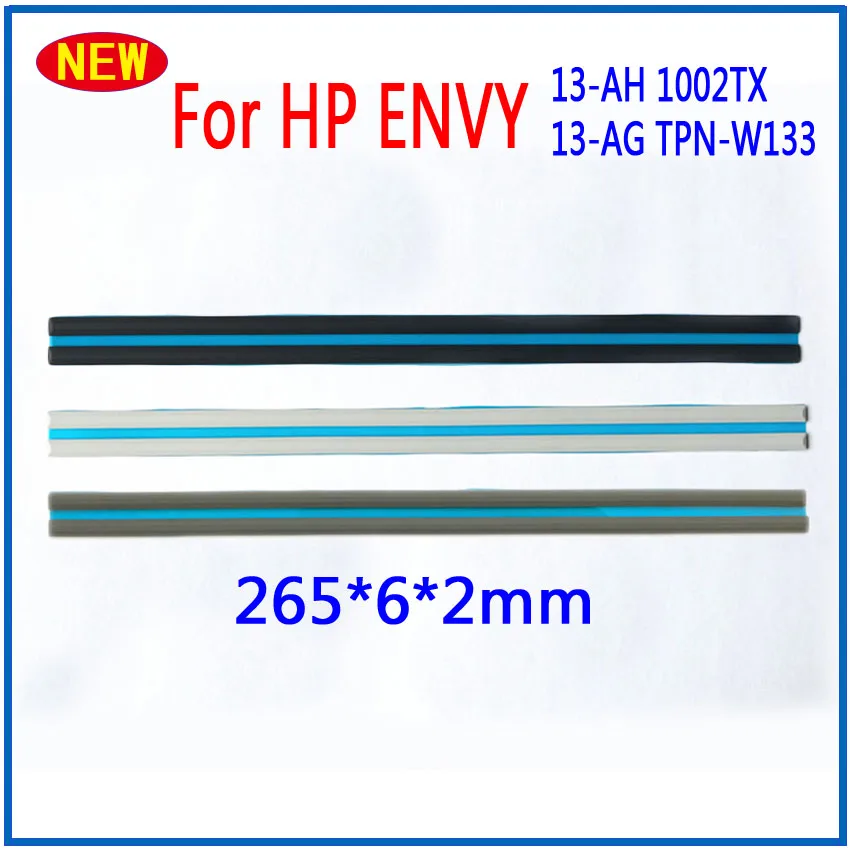 1Set NEW Laptop Rubber Pad For HP X360 ENVY 13-AH TPN-W136 13-AG TPN-W133 265x6x2mm Lower Cover Foot Pad With Double-Sided Tape