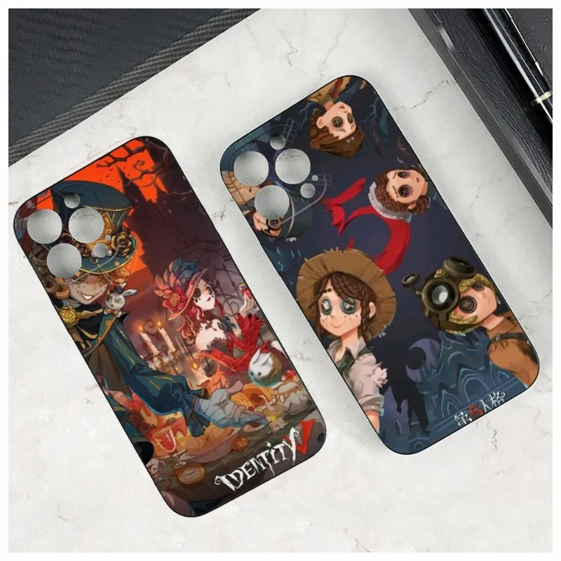 Game Identity V  Phone Case For Iphone 15 14 12 11 13 Pro Max XR 7 8 14 15 plus Soft Phone Covers