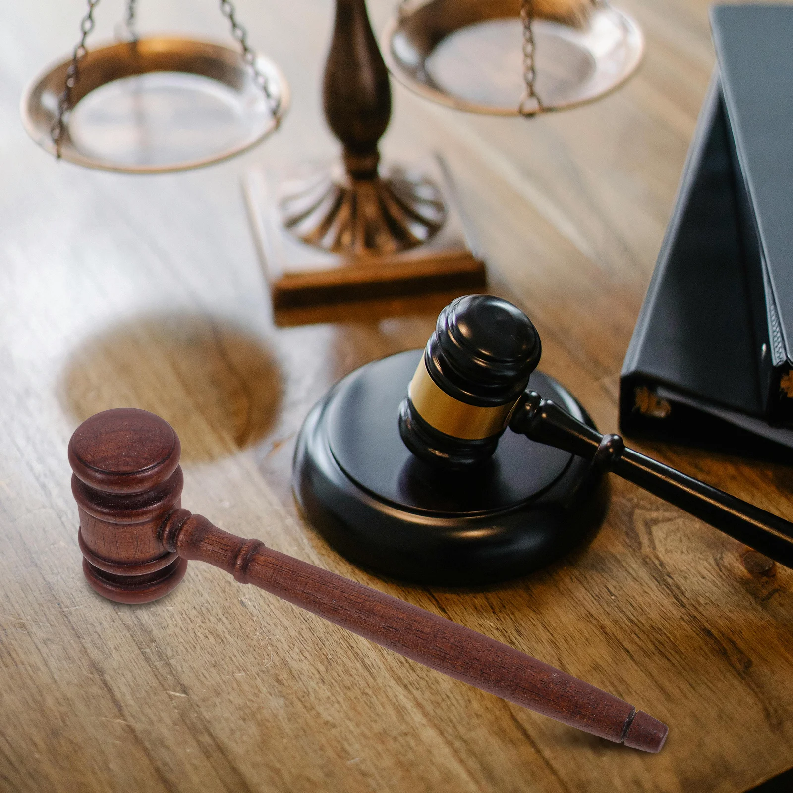 Mini Houten Hamer Houten Hamer Voor Hof Rechter Advocaat Veiling Vergadering Kinderen Rollenspel Klas Kantoor Decor Wet