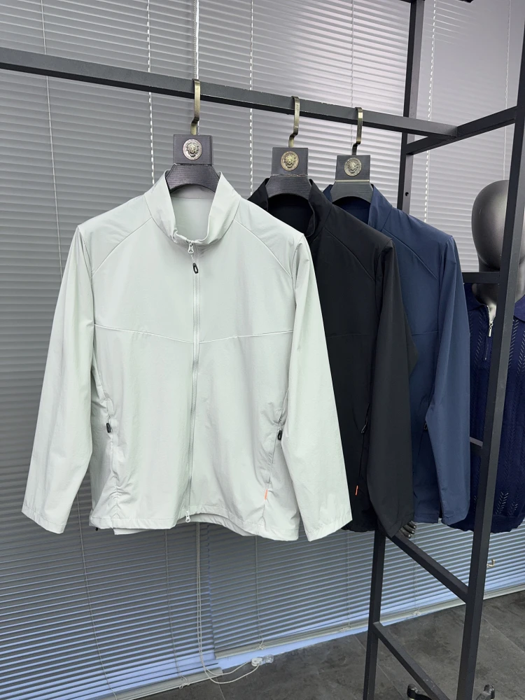 

Svip Мужская уличная легкая дышащая солнцезащитная одежда с воротником-стойкой Glued S Skin irt Summer Faionable