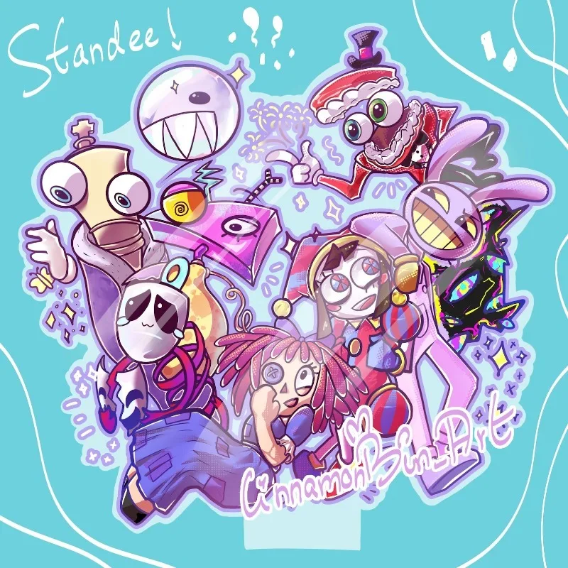 

Standee Acrylic Display Full Cast Group Fan Art Acrylic Ornament Original Handmade Gift for Friends Collection Expand DIY