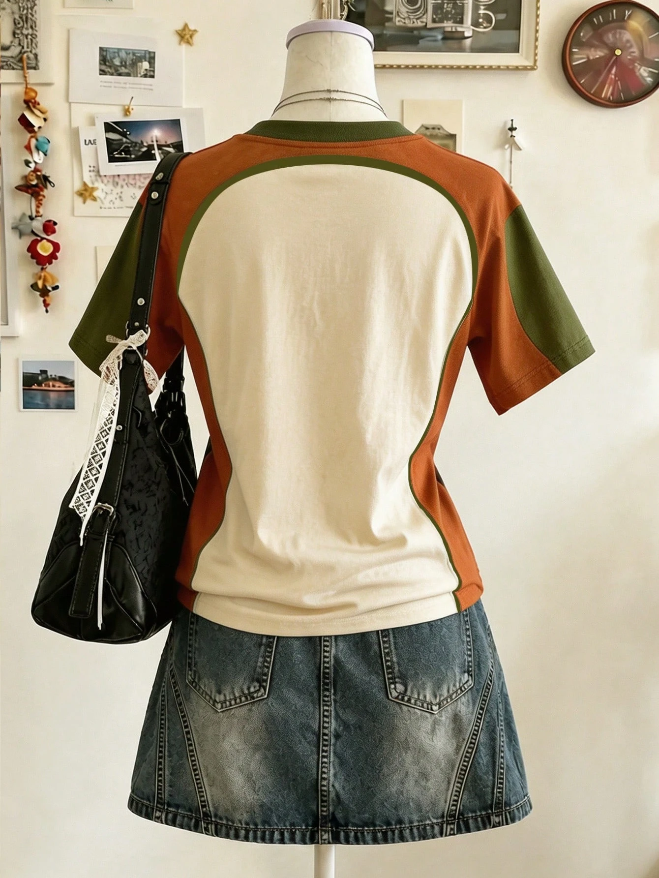 2026 Sommer Neue Vintage Oversized Grafik-T-Shirts Damen Y2k Streetwear Kurzarm-Tees Weibliche Lässige Sportliche Schwarze Paar-Tops – Detail 6