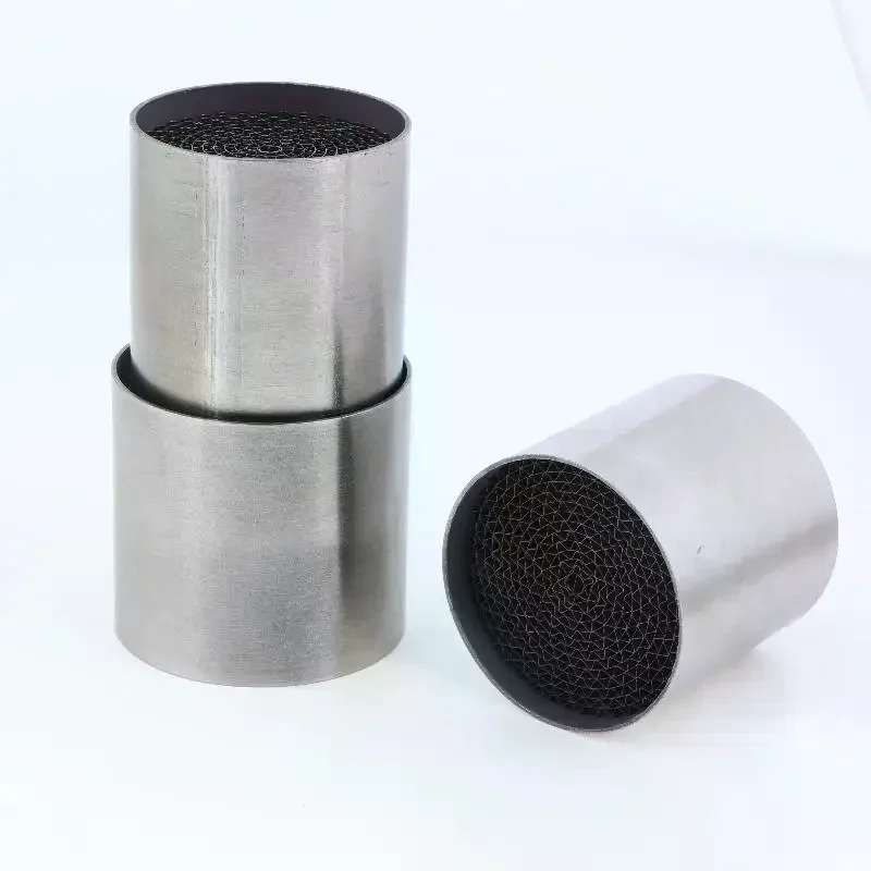 New Universal Motorcycle Exhaust Honeycomb DB Killer Reduce Noise High Torque At Low Speed Gas Purification Treatment