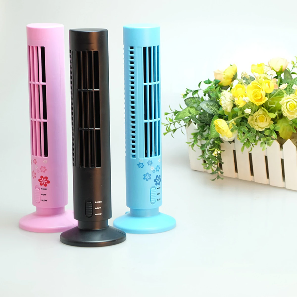 

Leafless Fan Desk Mini USB Table Cooler Chargeable Adjustable Rechargeable Office