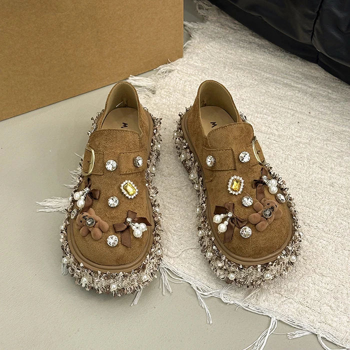 2026 New Heavy-Duty Platform Thick-Soled Sneakers, 5cm Height Increase, Super Soft Round Toe, Versatile