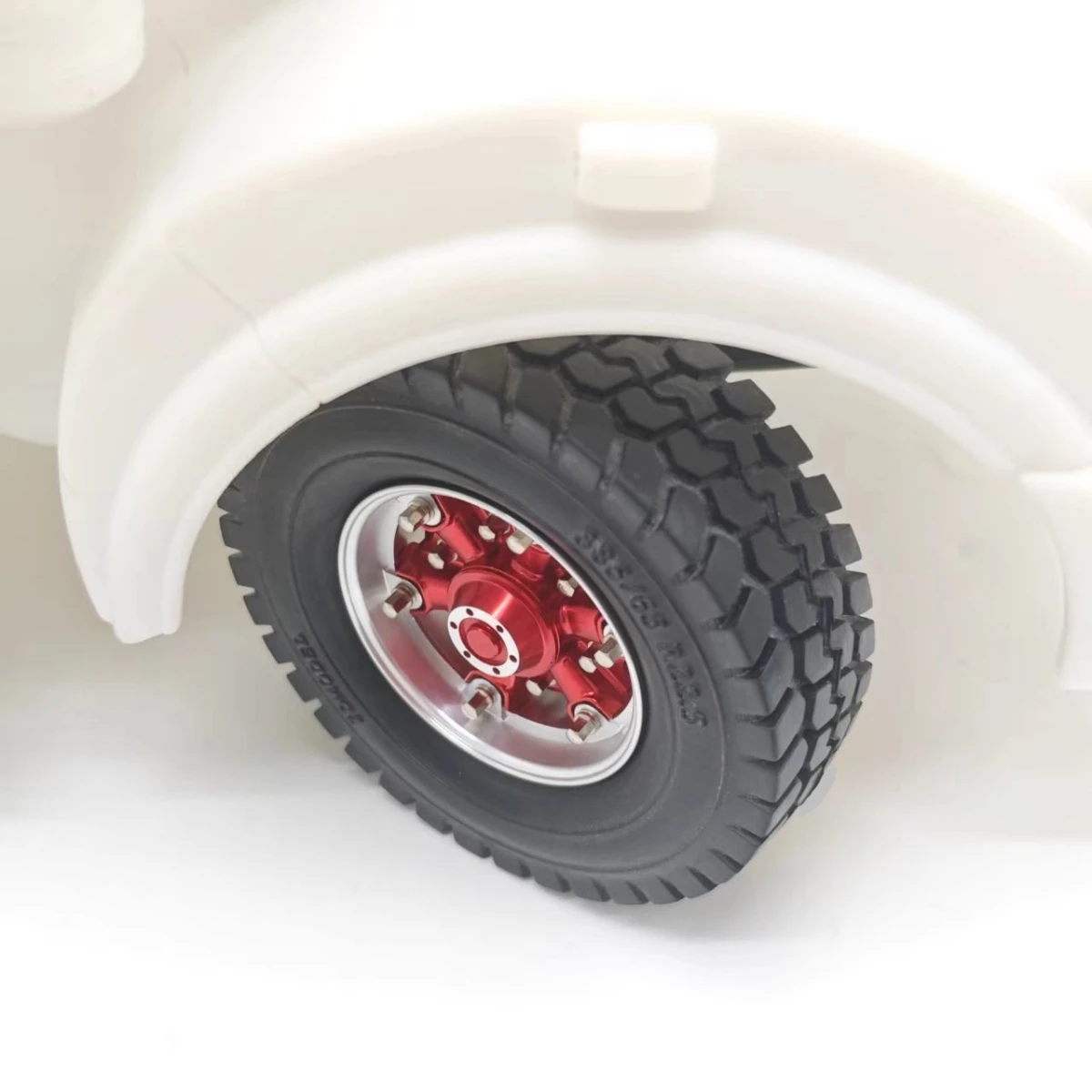 JDMODEL Nuovo mozzo per ruote in metallo per rimorchio per trattore Tamiya per camion RC in scala 1:14