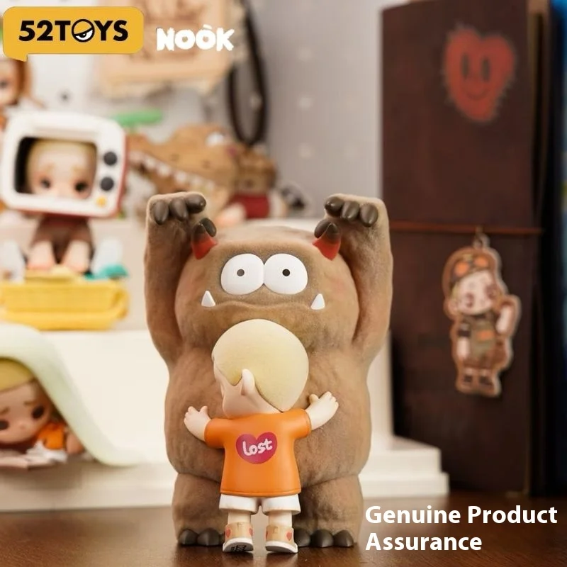 

52TOYS NOOK Birthday Wishes 120% Black Clever SEEK Blind Box Handmade Trendy Play Mobile Doll Taming Dragon