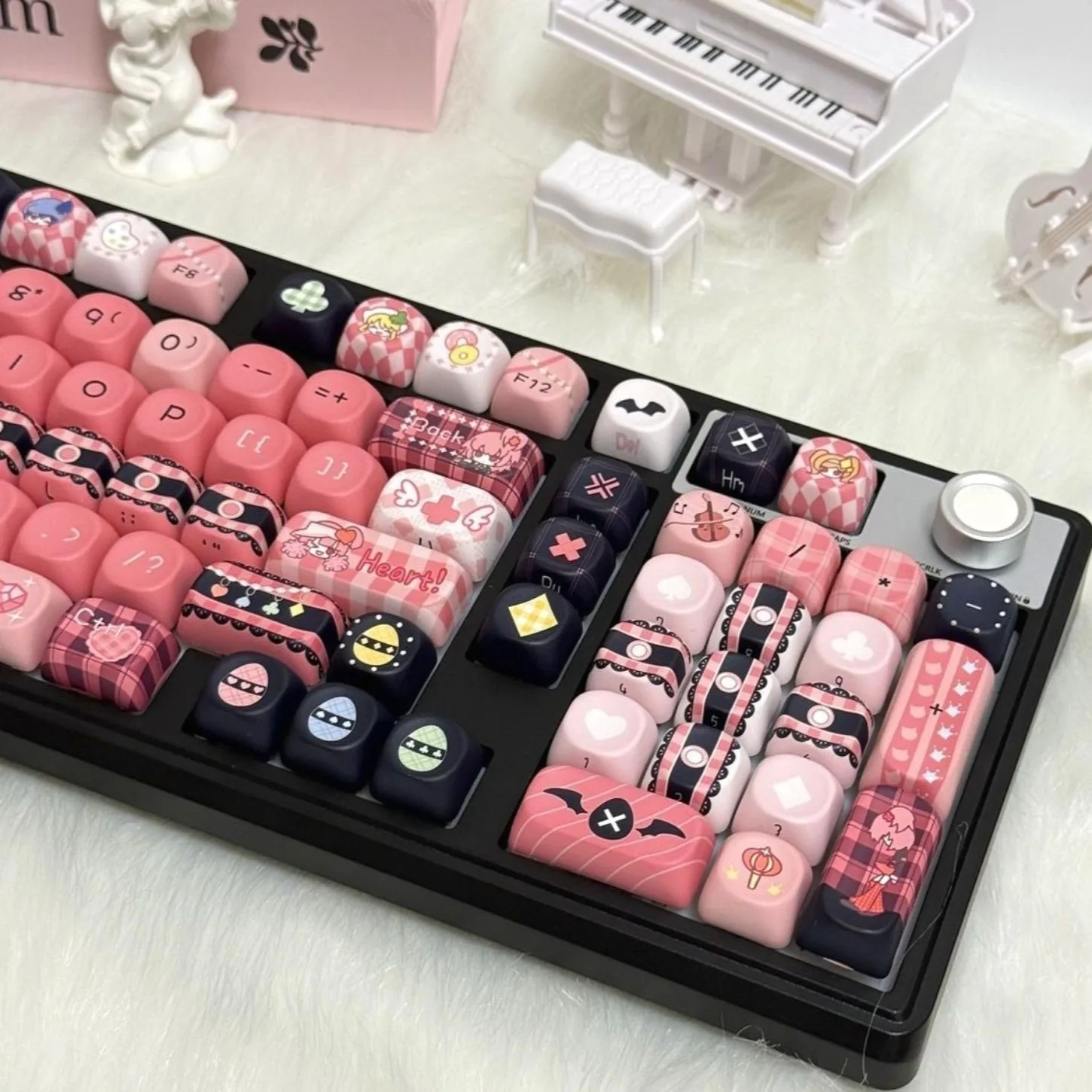 Shugo Chara MOA Profile 121 Keys PBT Keycaps for Cross Switch & Magnetic Axis Mechanical Keyboard DIY