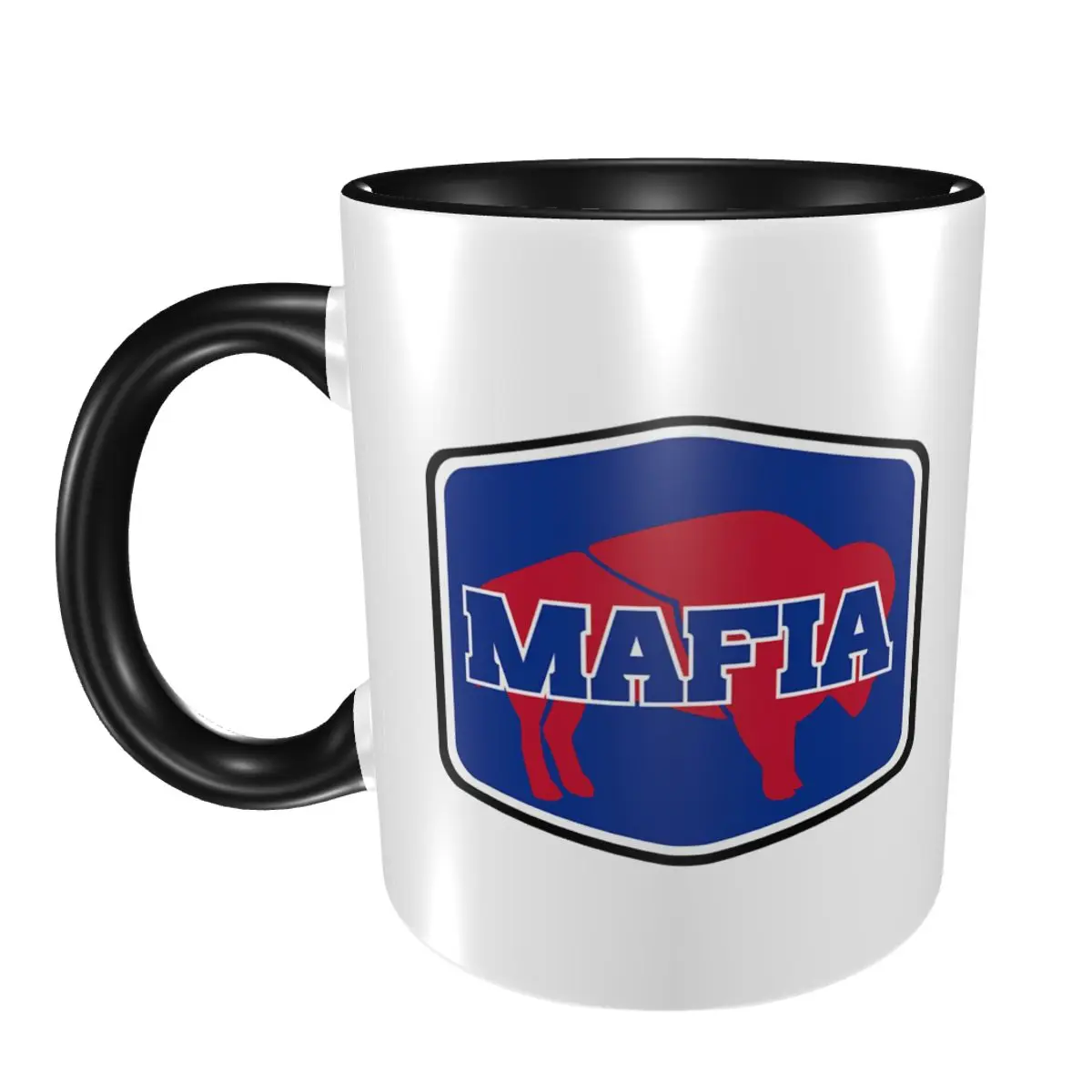 

Кружка Buffalo Mafia, забавные керамические кофейные чашки, чайные кружки, чашка для молока, посуда для напитков, подарок для друзей