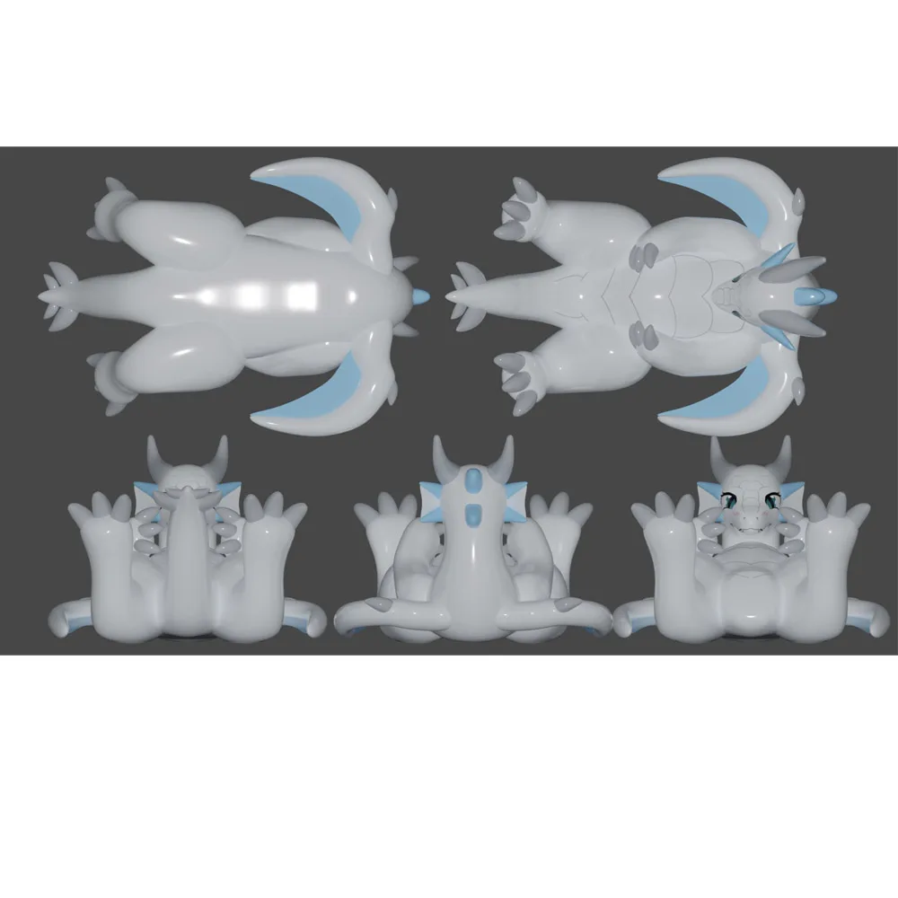 BeiLe Customized Quality New Inflatable White Dragon for Sales